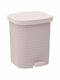 Click Plastic Toilet Bin 12lt Pink