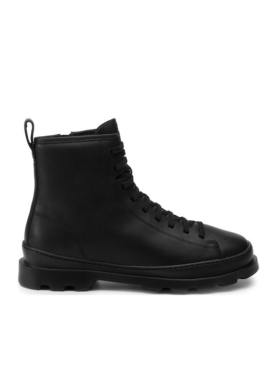 Brutus Leather Black Men's Boots Anatomical