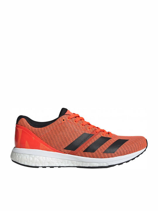 Adidas Adizero Boston 8 Γυναικεία Αθλητικά Παπούτσια Running Solar Red / Core Black / Cloud White