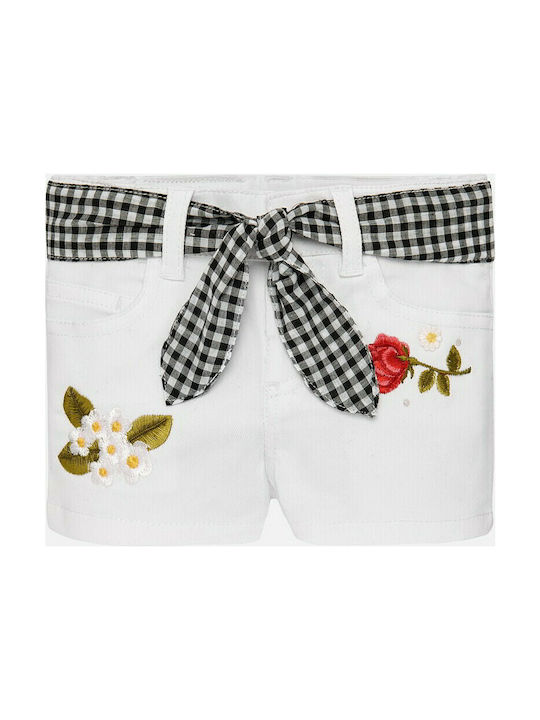 Mayoral Kinder Shorts/Bermudas Stoff Weiß