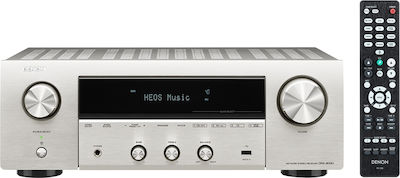 Denon Ολοκληρωμένος Ενισχυτής Hi-Fi Stereo DRA-800H 100W/8Ω Ασημί