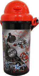 Graffiti Bottle Batman 500ml Black