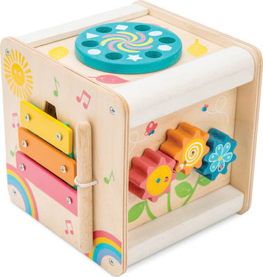 Le Toy Van Shape Sorting Toy Petit Activity Cube made of Wood for 24++ Months