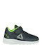 Rush Runner Αθλητικά Παιδικά Παπούτσια Running με Σκρατς Μαύρα