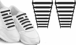 Rainbow Shoelaces Silicone Black Rainbow Shoelaces Silicone Black