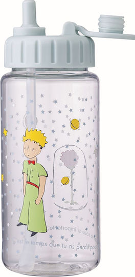 Petit Jour Paris Little Prince Sticlă Pentru Copii Din Plastic Tritan Cu Pai Alb 350ml