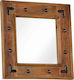 vidaXL 246307 Wall Mirror with Wooden Frame