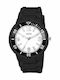 WATX & CO Men's Watch 45mm Battery with Black Rubber Strap