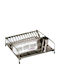 Viovas Inox Silber Spülbeckenablauf 40x40x12cm