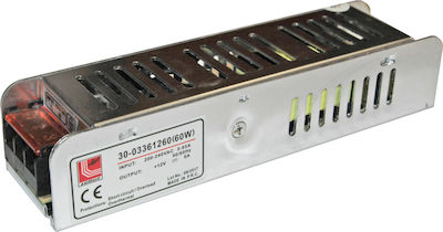 IP20 LED Power Supply 60W 12V Adeleq