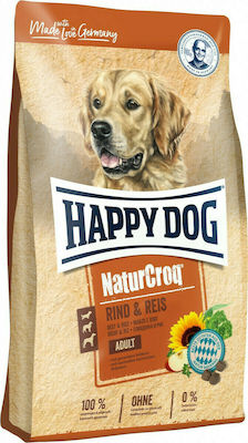 Happy Dog NaturCroq Adult 1kg Dry Food for Adult Dogs with Calf and Rice