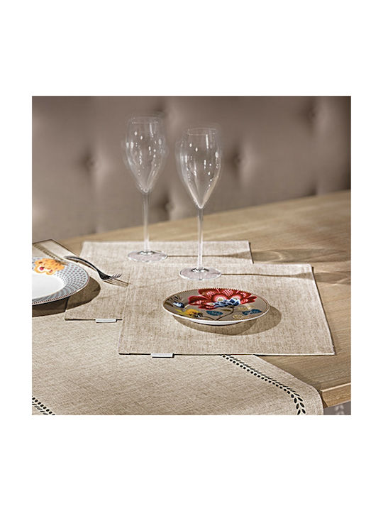 Saint Clair 3007 Placemat Fabric Beige 45x33cm 1pcs