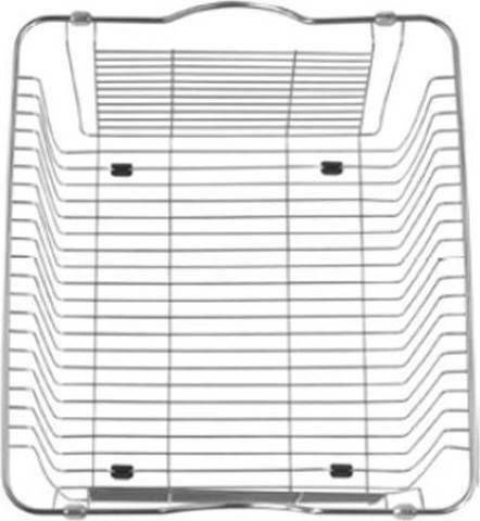 Karag Στραγγιστήρι Γούρνας Inox Ασημί 37x33x14.5cm