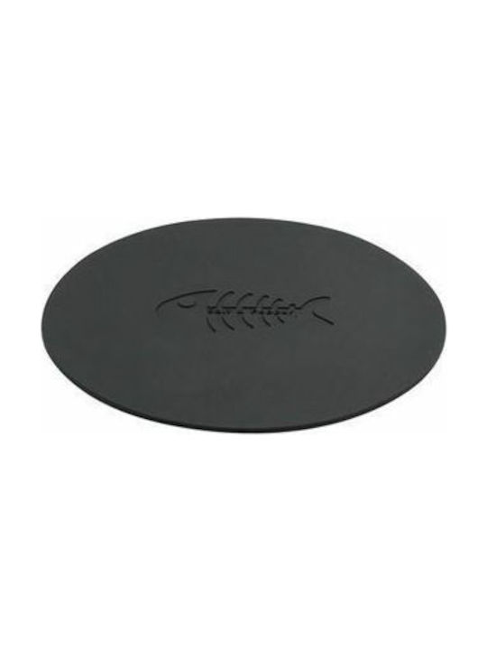 Salt & Pepper Placemat Round Plastic Black BAM 1pcs