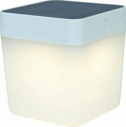 Lutec Cube Solar Light Floor 1W 100lm Warm White 3000K with Photocell IP44