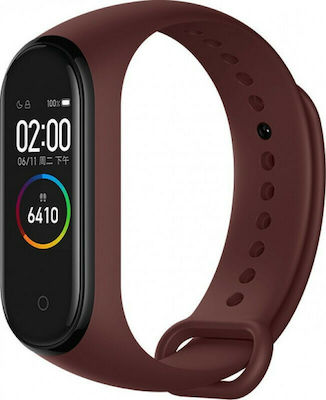 Xiaomi Mi Smart Band 4 mit Pulsmesser Wine Red