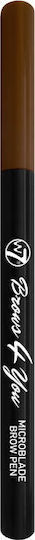 W7 Cosmetics Brows 4 You Microblade Augenbrauen-Stift Dunkelbraun 1.2gr