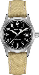 Hamilton Khaki Field Uhr mit Lederarmband