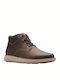 Clarks un larvik top Men's Leather Boots Brown