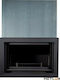 Metlor Central UP30AC/CS Șemineu cu inserție Lemn Radiator 37.4kW Drept cu ușă glisantă Rezervor de expansiune închis