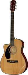 Fender Ηλεκτροακουστική Κιθάρα CC-60SCE Cutaway για Αριστερόχειρες Natural
