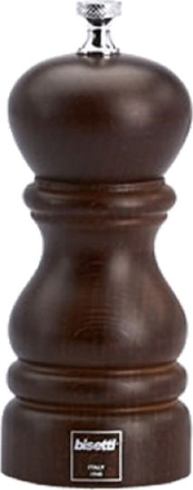 Bisetti Roma Manual Set Spice Mills made of Wood in Brown Color 13cm 1pcs