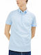 Lacoste Ανδρικό T-shirt Κοντομάνικο Polo Γαλάζιο