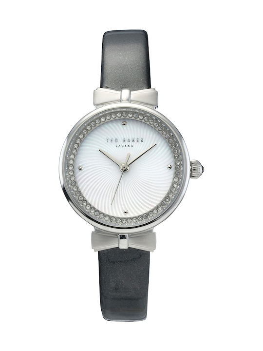 Ted Baker Watch with Black Leather Strap TE50861002