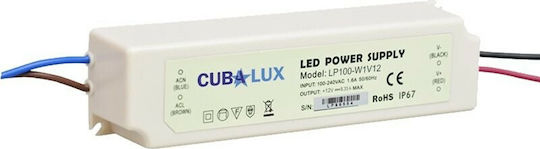 Cubalux Τροφοδοτικό LED Στεγανό IP67 Ισχύος 35W με Τάση Εξόδου 12V
