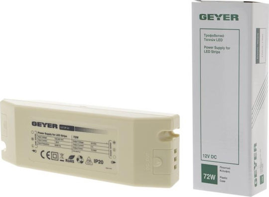 Geyer LED-Netzteil IP20 Leistung 72W mit Ausgangsspannung 24V