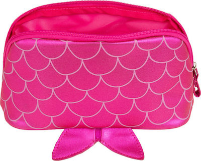 Stephen Joseph Shimmer Pouch Mermaid Pencil Case with 1 Compartment Fuchsia