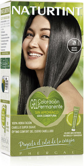 Naturtint Permanenter Haarfärbemittel Χωρίς Αμμωνία Μαύρο Éβενο 165ml