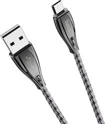 Hoco U56 Metal Armor Geflochten USB 2.0 auf Micro-USB-Kabel Gray 1.2m (HC-U56MGR) 1Stück
