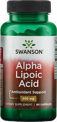 Swanson Ultra Alpha Lipoic Acid Alpha-Liponsäure 600mg 60 Mützen
