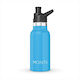 Montii Kids Stainless Steel Water Bottle Mini Drink Light Blue 350ml