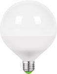 VK Lighting VK/05052/E/D LED Lampen für Fassung E27 und Form G120 Kühles Weiß 1300lm 1Stück