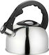 Lamart with Whistle Kettle Stainless Steel in Silver Color 2000ml