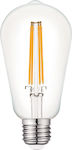 VK Lighting VK/05107/E/CL/W LED-Glühbirnen für Sockel E27 und Form ST64 Warmes Weiß 806lm 1Stück
