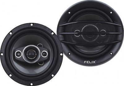 Felix Σετ Ηχεία Αυτοκινήτου 6.5" με 90W RMS (3 Δρόμων)