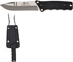 K25 Tactico G10 Pocket Knife Black with Blade made of Stainless Steel in Sheath