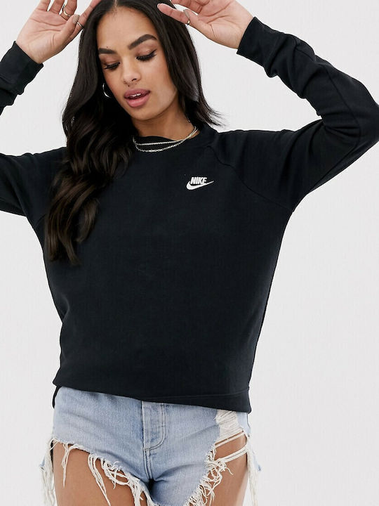 Sportswear Essentials Γυναικείο Φούτερ Μαύρο