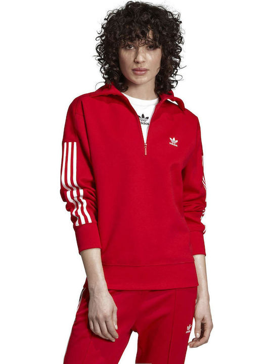 Adidas Lock Up Γυναικείο Φορετό Αθλητικό Μπουφάν Κόκκινο