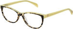 Tous Plastic Eyeglass Frame Brown VTO939 0781