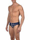 Arena Essentials Brief Ανδρικό Μαγιό Slip Navy Μπλε