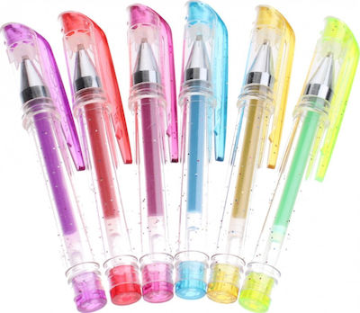 Moses Glitter Stift Gel mit Mehrfarbig Tinte 6Stück