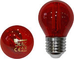 Adeleq LED Bulb 2W for Socket E27 and Shape G45 Red 180lm