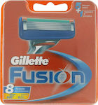 Gillette Fusion Ανταλλακτικά για Ξυραφάκι 8τμχ