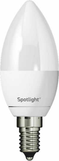 Spot Light Λάμπα LED 7W για Ντουί E14 και Σχήμα C35 Ψυχρό Λευκό 550lm