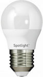 Spot Light Λάμπα LED για Ντουί E27 και Σχήμα G45 Φυσικό Λευκό 550lm