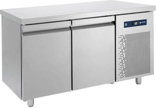 Bambas Frost PGK 139 Професионален Пейка Фризер 344л и 350W Inox с 2 Врати П139 х Ш70 х В85см